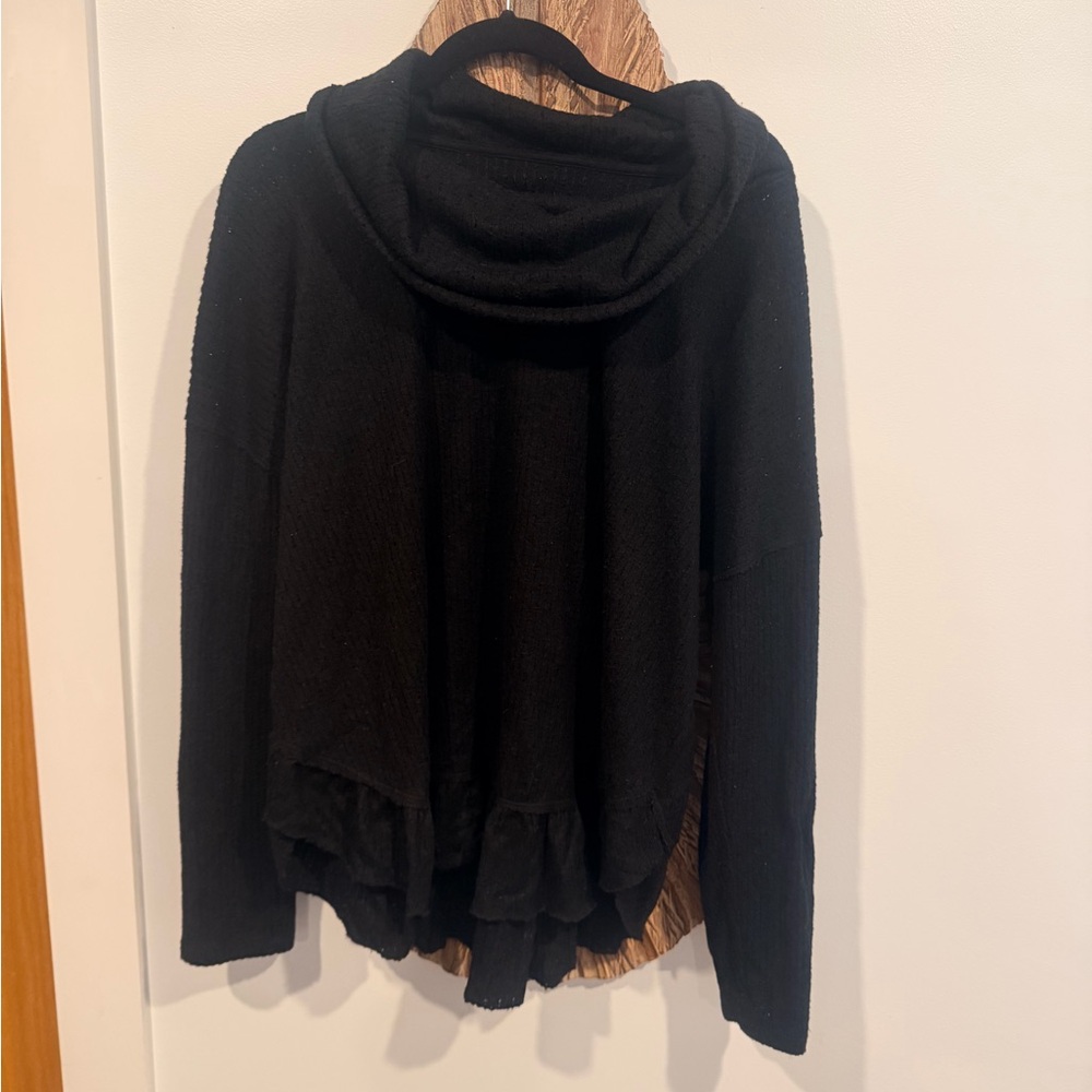 Maeve Black Cowl Neck Sweater - Super Soft